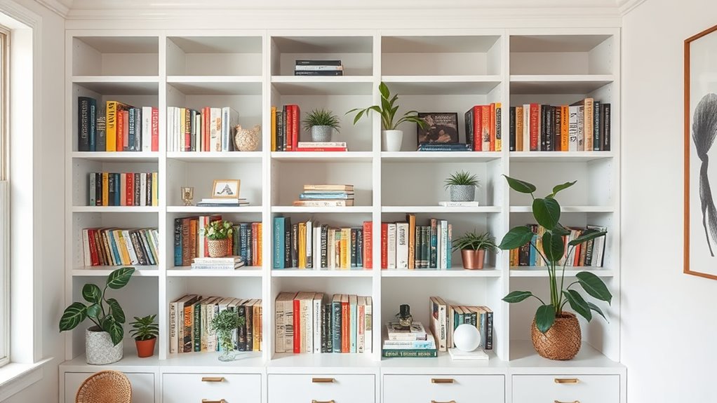 aesthetic bookshelf transformation ideas