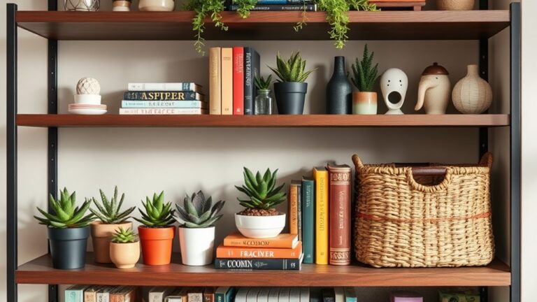 affordable shelf decor ideas