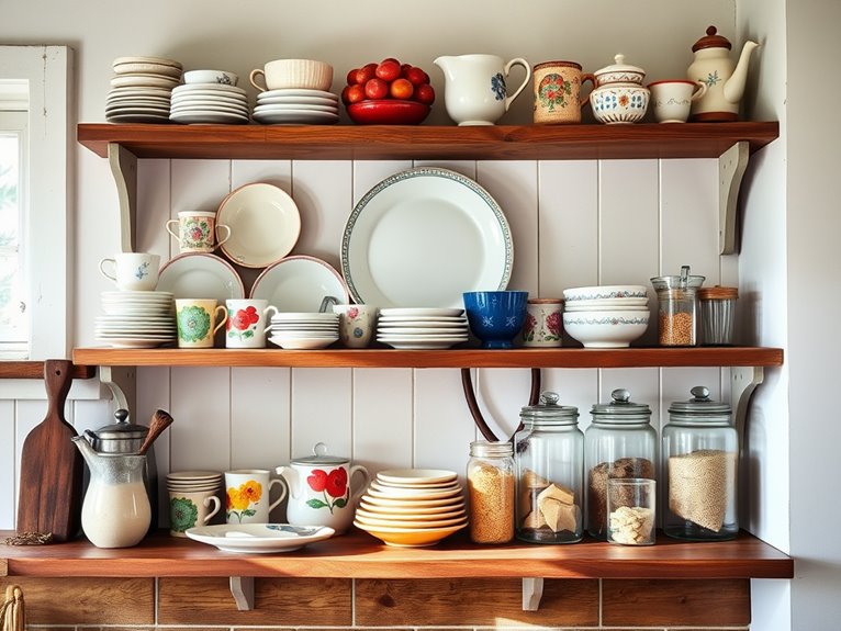 antique plate showcase ideas