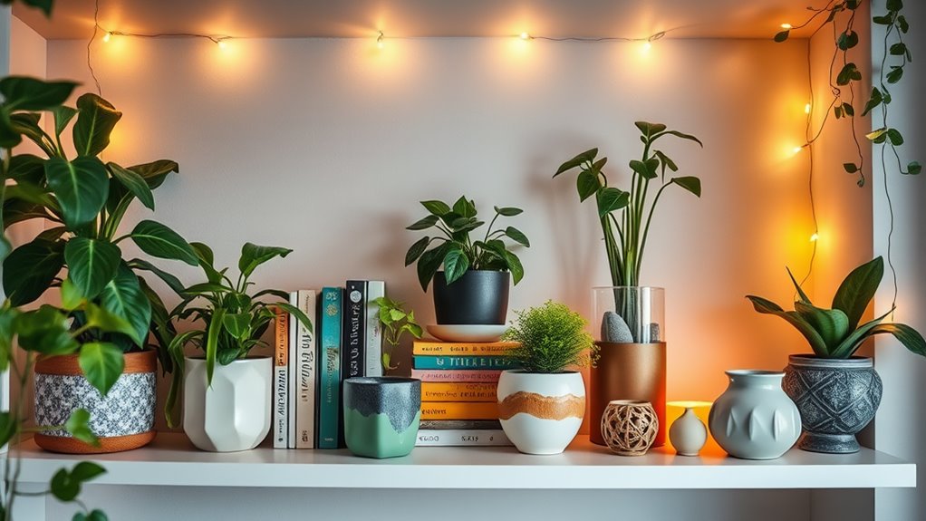 apartment shelf decoration ideas