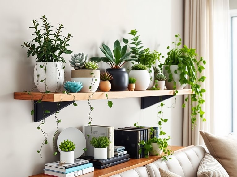 artificial plant integration techniques