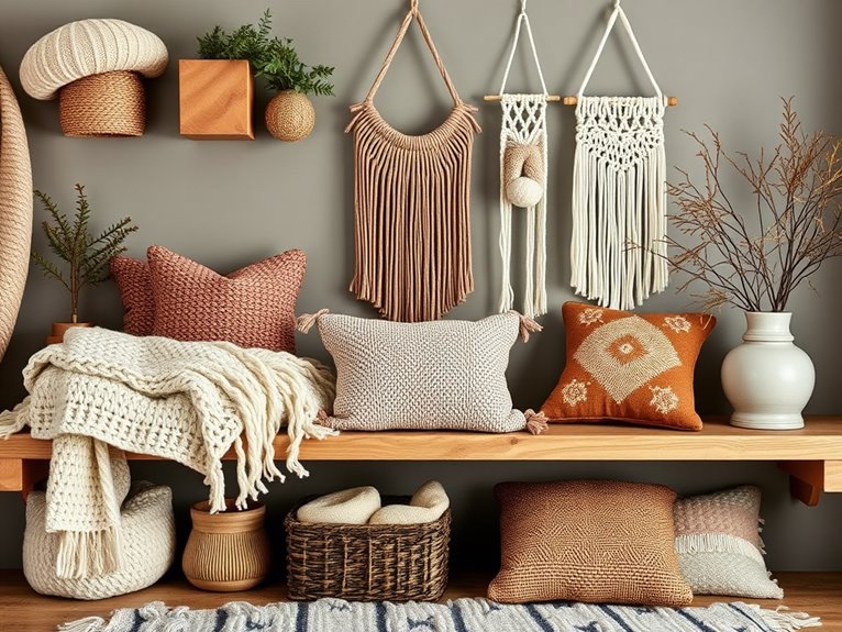 artisanal fabric decorative elements