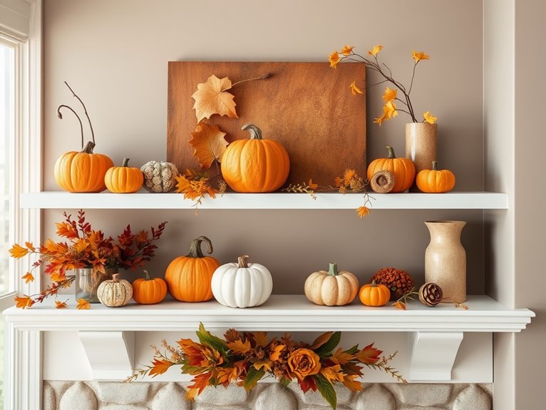 autumn color scheme selections
