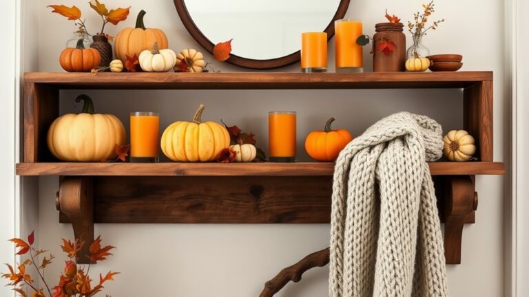 autumn entryway decor inspiration