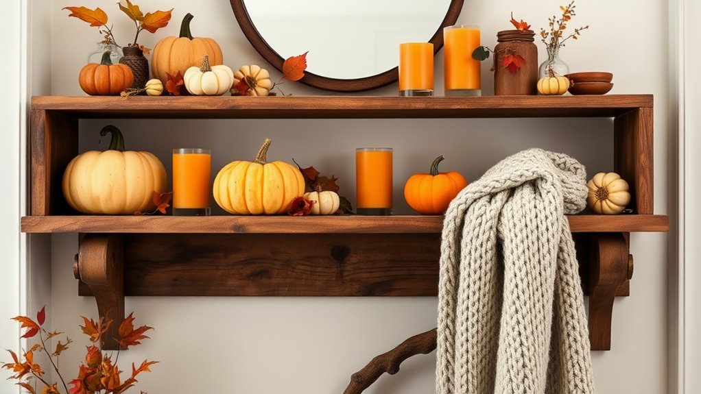 autumn entryway decor inspiration