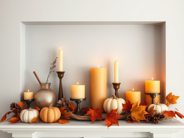 autumn fragrance candle collection