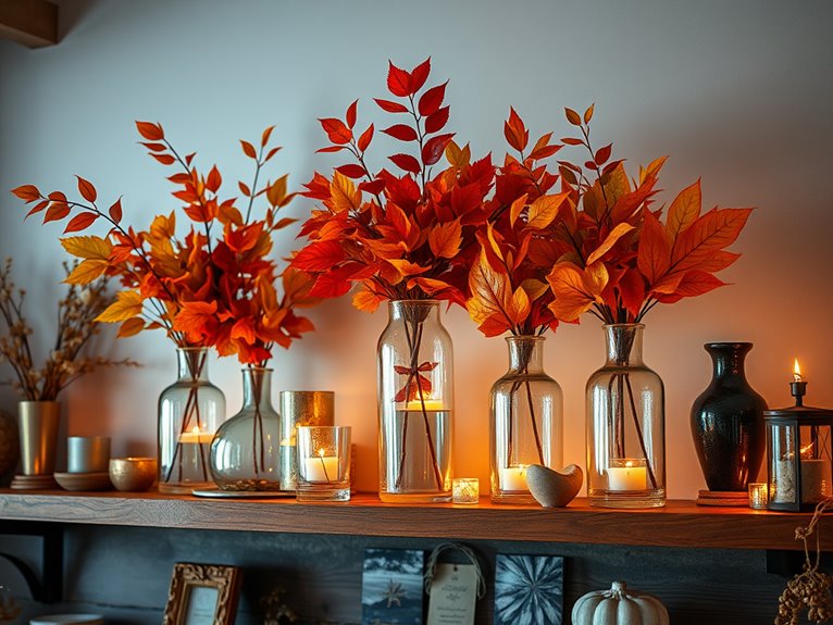 autumn inspired decorative containers