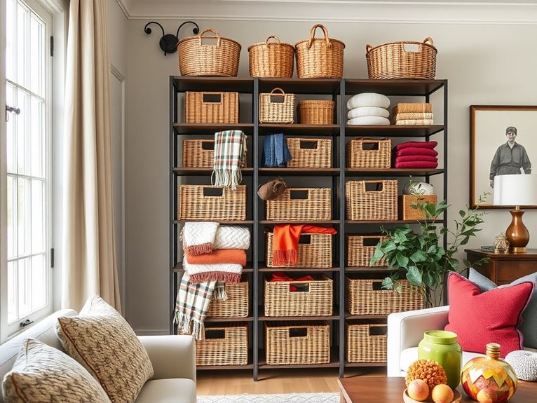 baskets for organized storage