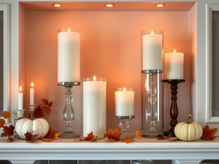 candle arrangement layering techniques