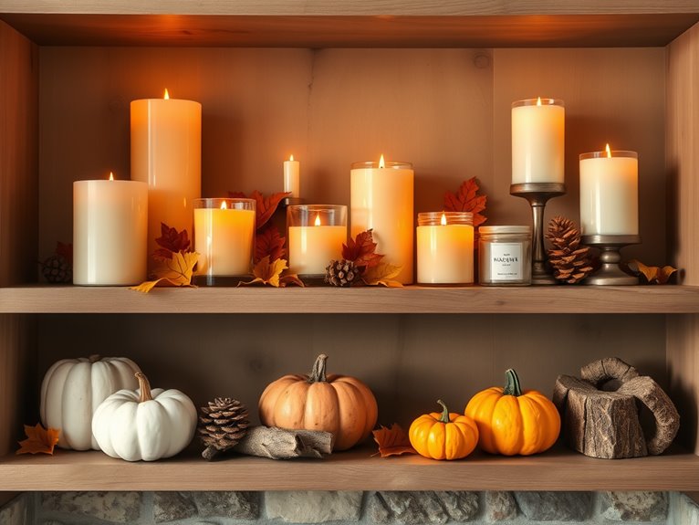 candle display design inspirations