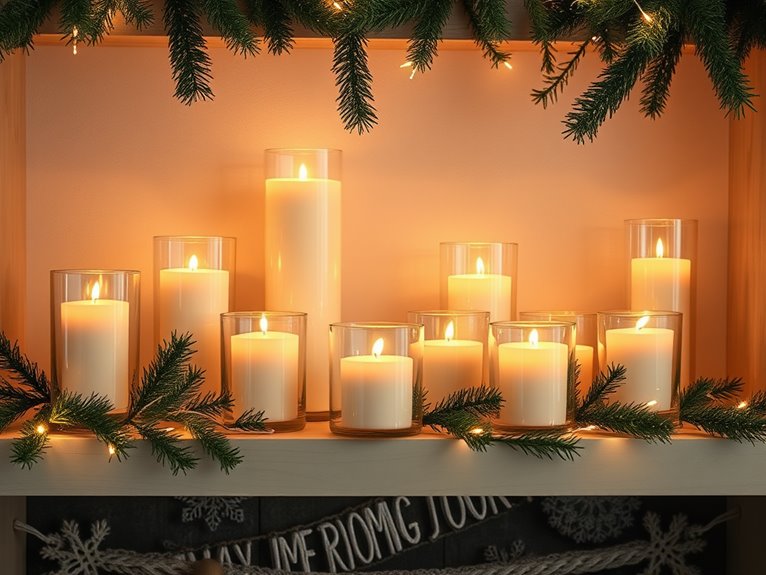 candlelit ambiance and illumination