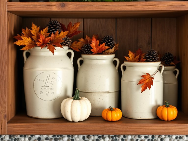 charming antique kitchen containers