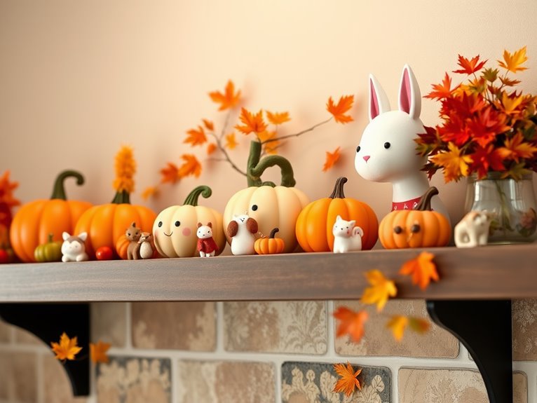 charming autumn themed decorations