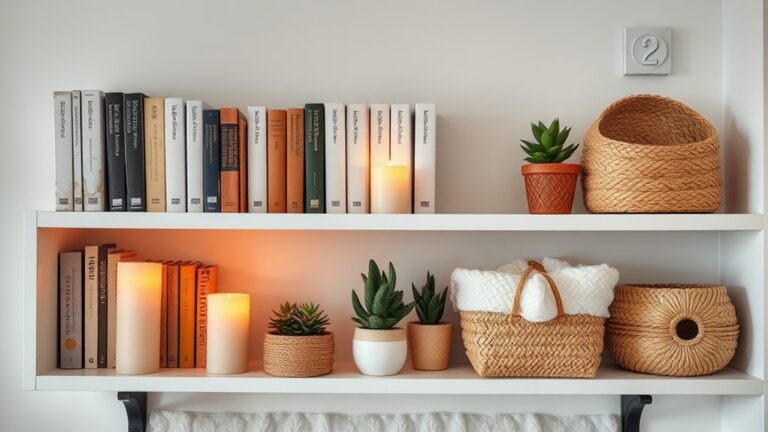 charming book themed shelf decor