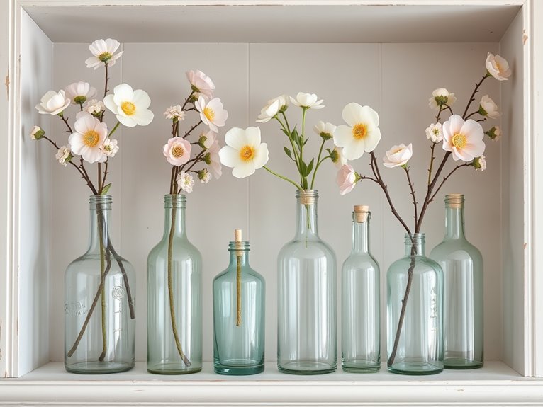 charming decorative glass displays