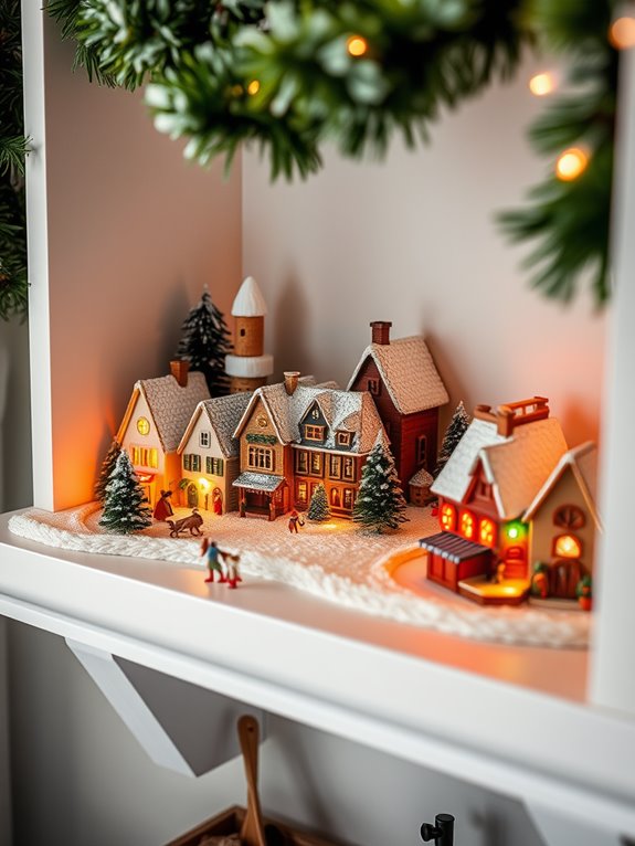 charming festive miniature displays