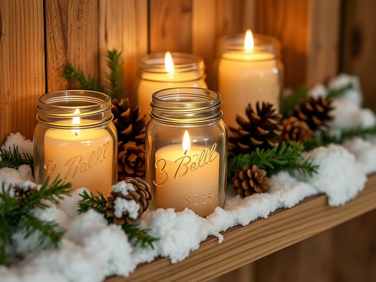 charming homemade candle decor