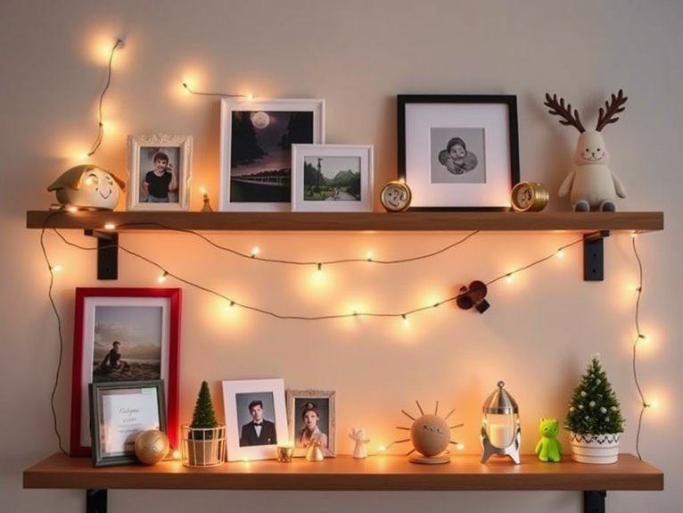 charming illuminated photo display