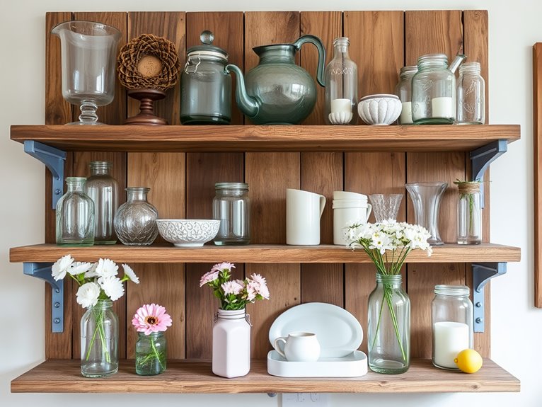 charming vintage glass decor