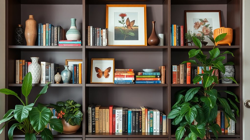 chic bookshelf styling ideas