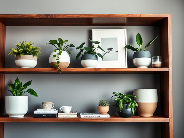 chic decorative plant holders