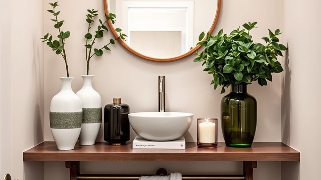 chic powder room decor ideas