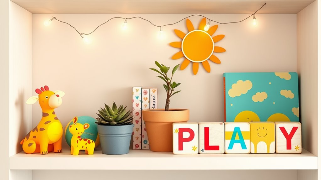 choosing children s shelf decor