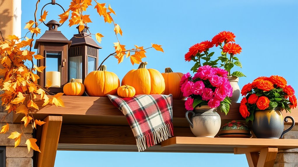 choosing fall patio decor