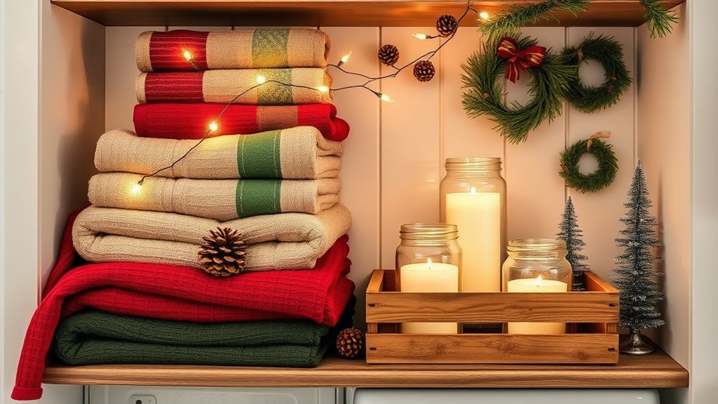 choosing holiday shelf decor