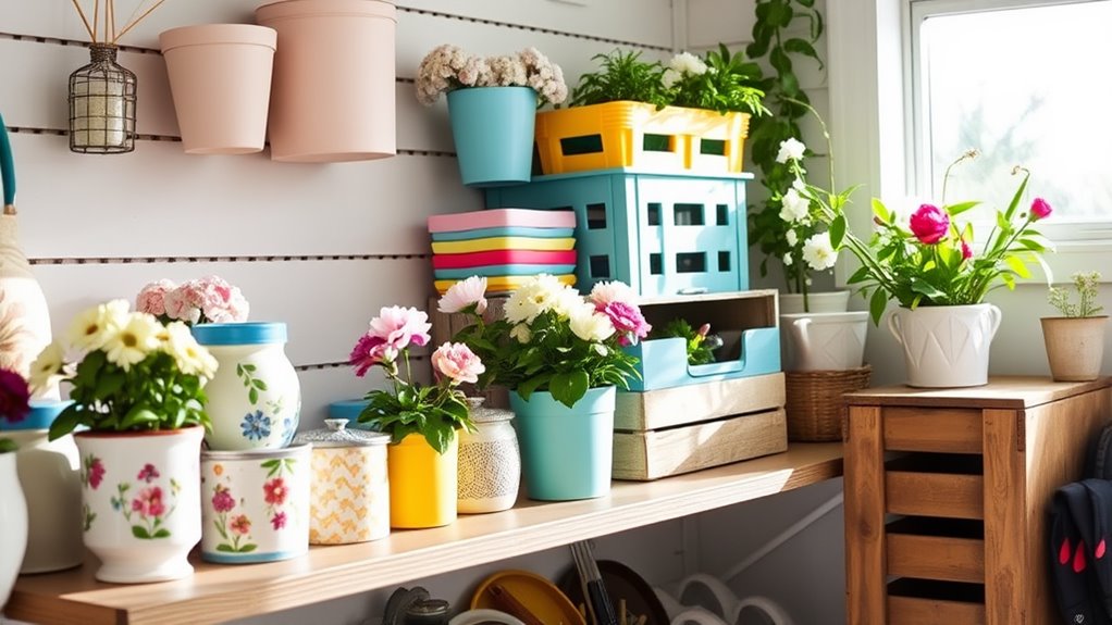 choosing spring garage decor