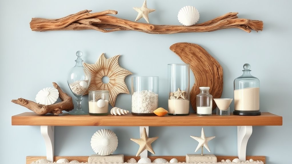 coastal shelf decor inspiration