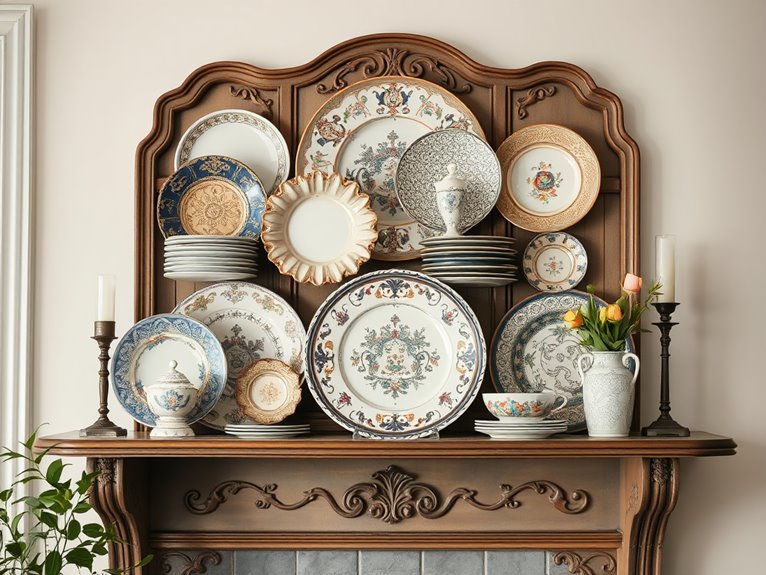 collectible antique dishware art