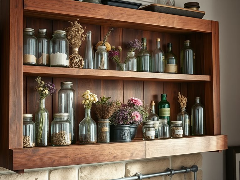 collectible glass containers collection