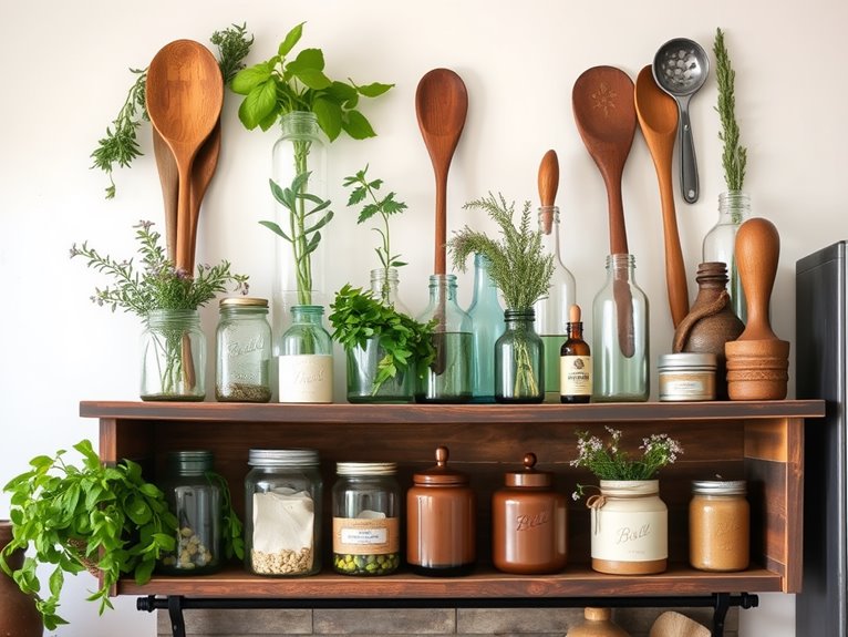 collectible glass containers collection
