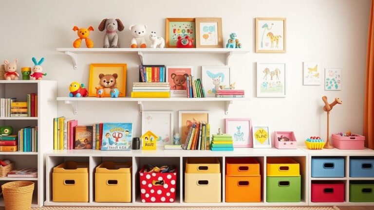 colorful kids room decor