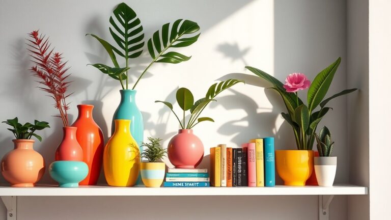 colorful seasonal home accents