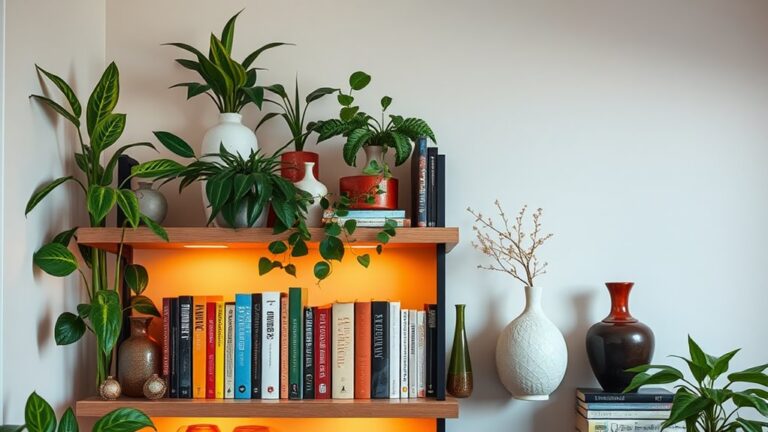 corner bookshelf decor ideas