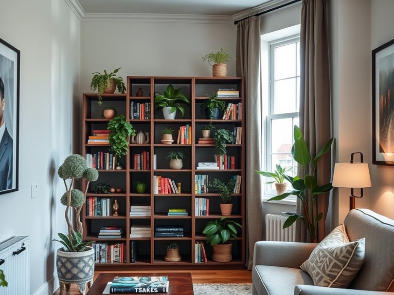 cozy nook bookcase dividers