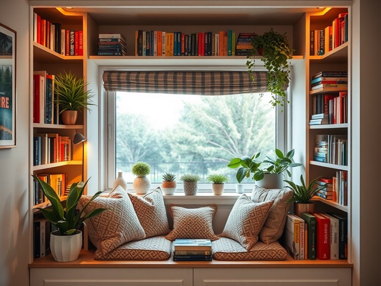 cozy reading corners created