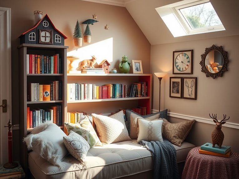 cozy themed reading nooks