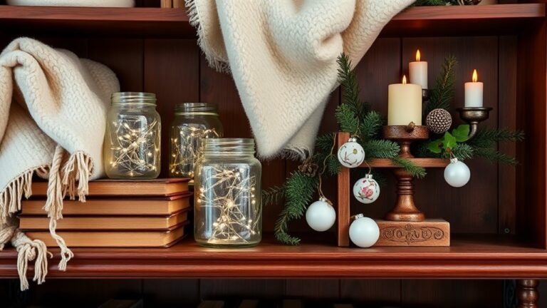 cozy winter library decor