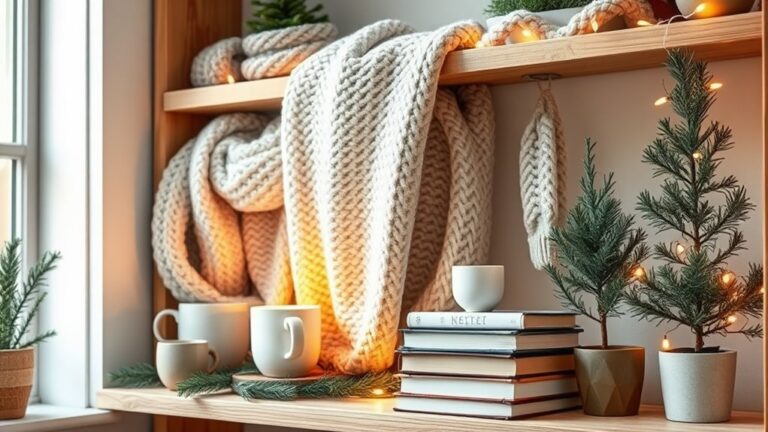 cozy winter office decor