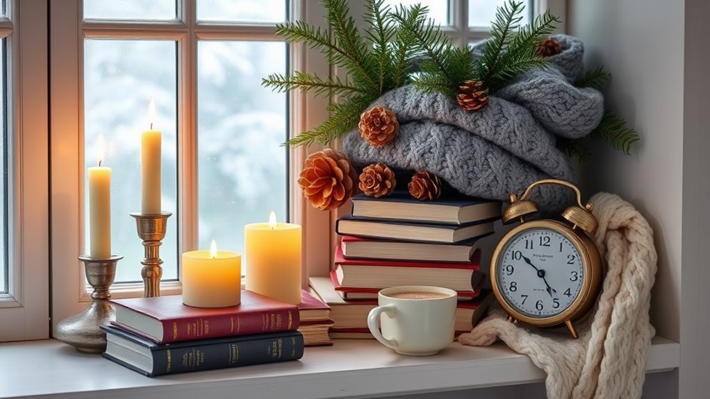 cozy winter study decor