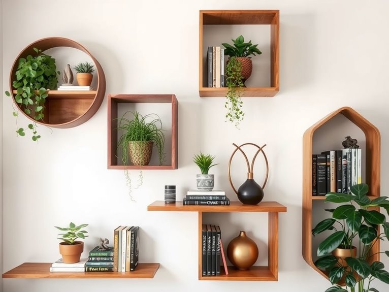 creative and unconventional shelving