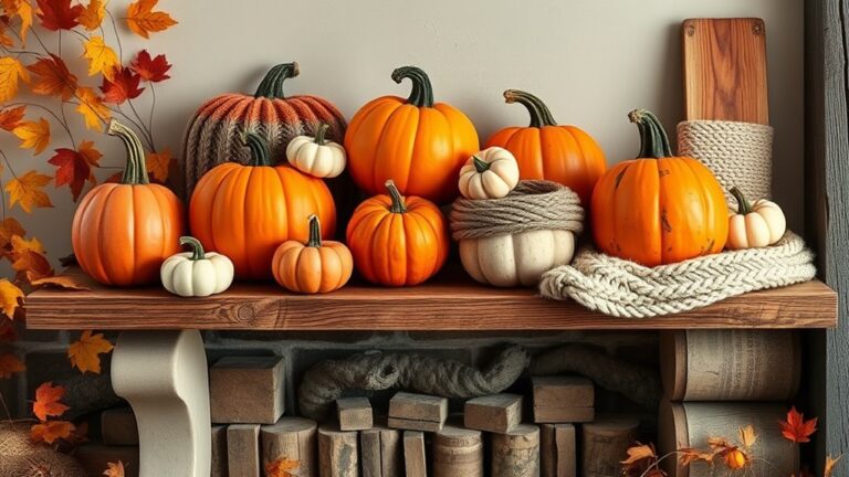 creative autumn pumpkin displays