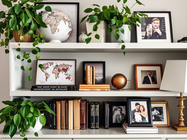creative bedroom shelf ideas