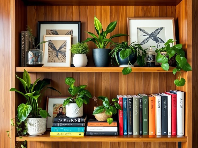 creative book arrangement ideas