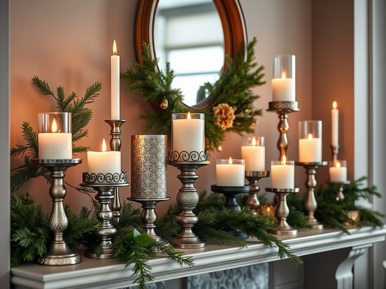 creative candle arrangement ideas