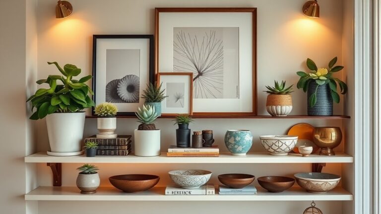 creative hall shelf decor