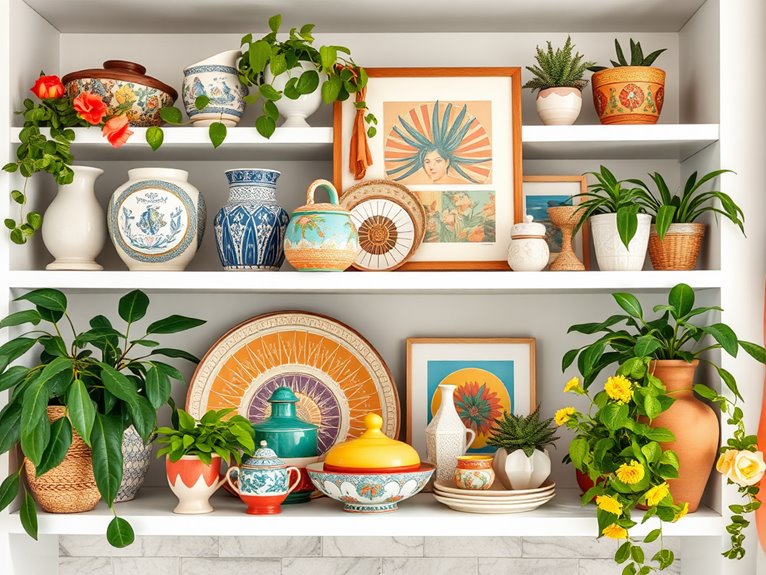 creative shelf arrangement ideas